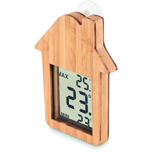 Thermometer HISA (Art.-Nr. CA450749) - Thermometer im Design eines Hauses aus...