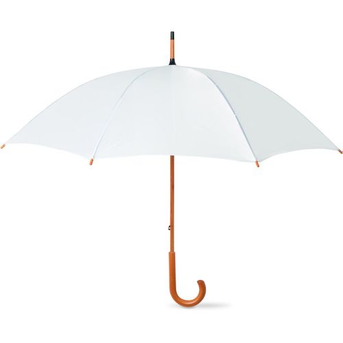 Regenschirm mit Holzgriff CALA (Art.-Nr. CA459573) - 23 inch Regenschirm aus 190T Polyester....
