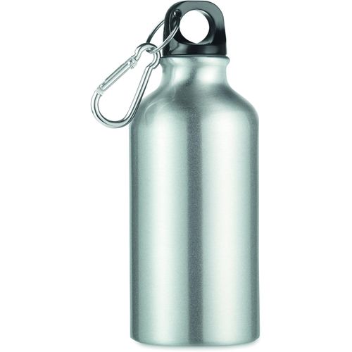 Aluminium Trinkflasche 400ml MID MOSS (Art.-Nr. CA461158) - Einwandige Trinkflasche aus Aluminium...