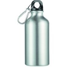 Aluminium Trinkflasche 400ml MID MOSS (mattsilber) (Art.-Nr. CA461158)