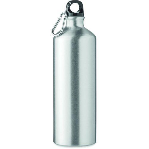 Trinkflasche Aluminium 1L MOSS LARGE (Art.-Nr. CA475195) - Einwandige Trinkflasche aus Aluminium...