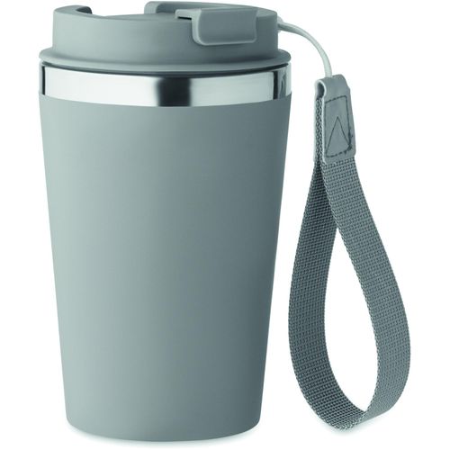 Doppelwandiger Trinkbecher 350 ml TOPAZ (Art.-Nr. CA487855) - Doppelwandiger Becher aus recyceltem...