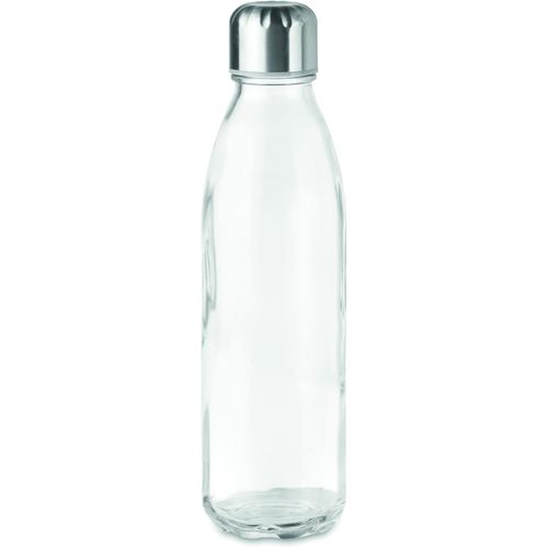 Glas Trinkflasche 650ml ASPEN GLASS (Art.-Nr. CA489277) - Trinkflasche aus Glas. Verschluss aus...