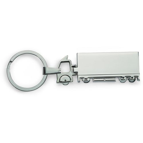 Schlüsselring, Truck TRUCKY (Art.-Nr. CA494068) - Schlüsselring aus Metall mit eine...