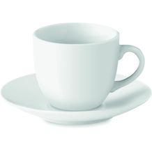 Espresso Tasse und Untertasse (weiß) (Art.-Nr. CA495891)