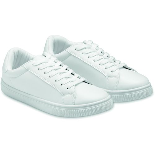 Sneakers aus PU Gr. 38 BLANCOS (Art.-Nr. CA499525) - Leichte Sneaker aus PU mit Gummisohle...