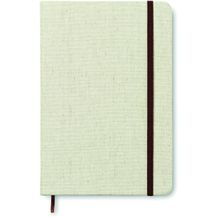 DIN A5 Notizbuch mit Canvas (beige) (Art.-Nr. CA516927)
