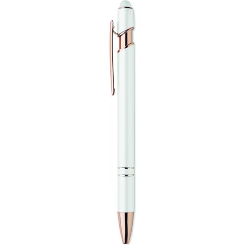 Druckkugelschreiber Aluminium SCRIBBLE (Art.-Nr. CA520722) - Druckkugelschreiber mit Stylus aus...