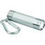 Taschenlampe mit Karabiner POP LIGHT (silber) (Art.-Nr. CA522770)
