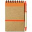 DIN A6 Notizbuch SONORA (orange) (Art.-Nr. CA533389)