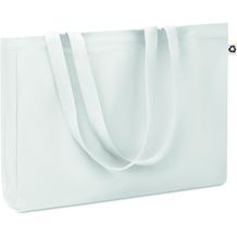 Recycelte Canvas-Tasche RESPECT COLOURED (weiß) (Art.-Nr. CA535886)