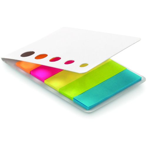 Klebezettel MEMOSTICKY (Art.-Nr. CA542077) - Set mit Markerblöcken in 5 Farben.