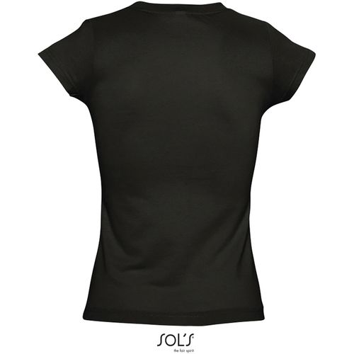 MOON DAMENT-SHIRT 150g MOON (Art.-Nr. CA554393) - SOL'S MOON Damen-T-Shirt mit tiefem...
