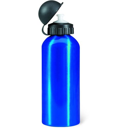 Trinkflasche Alu 600ml BISCING (Art.-Nr. CA560852) - Einwandige Trinkflasche aus Aluminium....