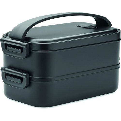 Lunchbox recyceltes  PP IDOLUNCH (Art.-Nr. CA570464) - Lunchbox aus recyceltem PP mit 2 Ebenen....