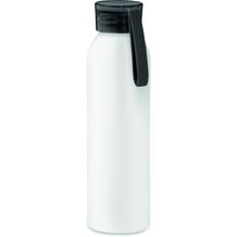 Trinkflasche Aluminium 600ml NAPIER (Weiß/Schwarz) (Art.-Nr. CA572250)