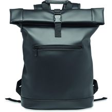 15" Rolltop-Rucksack PU BAI ROLL (Schwarz) (Art.-Nr. CA576650)