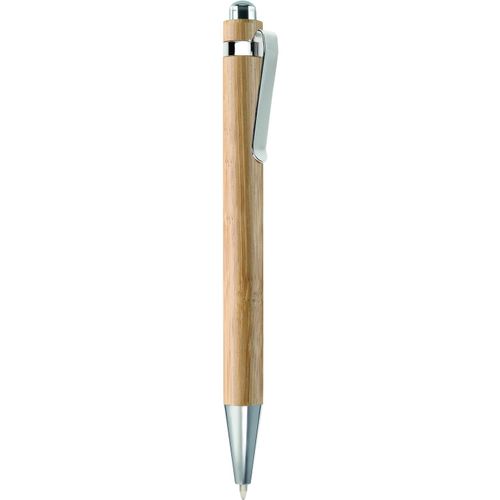 Kugelschreiber aus Bambus SUMATRA (Art.-Nr. CA583270) - Druckkugelschreiber aus Bambus mit...