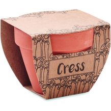 Terrakotta-Topf Kresse CRESS POT (holz) (Art.-Nr. CA594541)