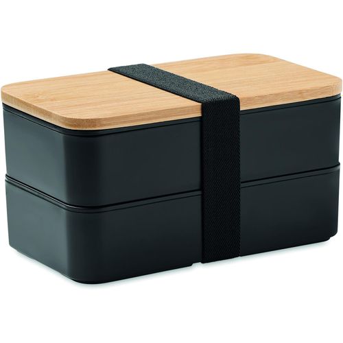 Lunchbox PP BAAKS (Art.-Nr. CA596408) - Lunchbox aus PP mit 2 Ebenen. Deckel...