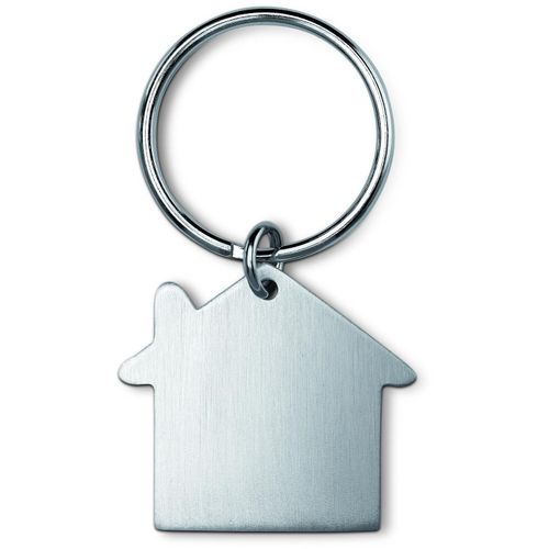 Schlüsselring Haus HEIM (Art.-Nr. CA604685) - Schlüsselring mit Anhänger aus Meta...