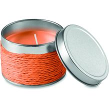 Kerze mit Zimtduft DELICIOUS (orange) (Art.-Nr. CA608604)