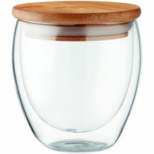 Doppelwandiges Glas 250 ml TIRANA SMALL (transparent) (Art.-Nr. CA615724)