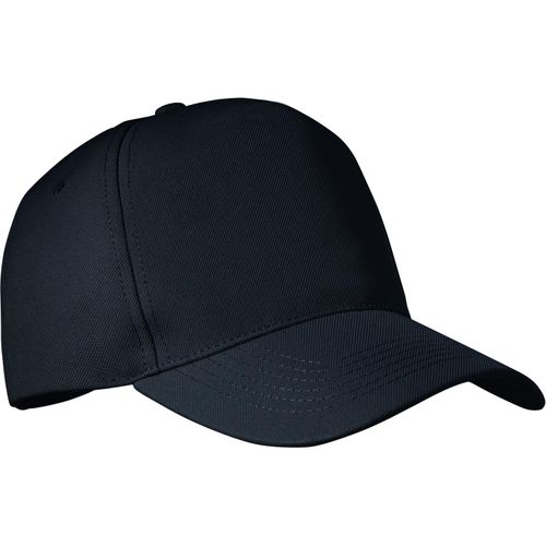 RPET Baseball Kappe 5 Panels SENGA (Art.-Nr. CA627008) - Baseball Kappe. 5 Panels. Silberne...