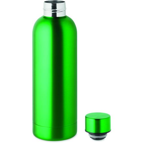 Trinkflasche Edelstahl 500 ml ATHENA (Art.-Nr. CA635924) - Doppelwandige Isolierflasche aus recycel...