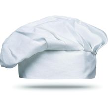 Kochmütze aus Baumwolle CHEF (weiß) (Art.-Nr. CA641125)