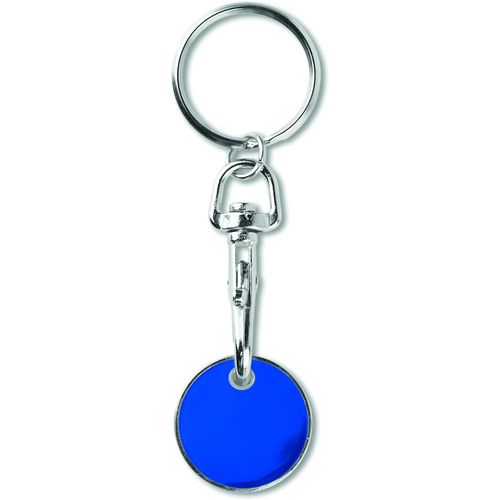 Schlüsselring mit Chip EUR TOKENRING (Art.-Nr. CA656919) - Schlüsselring mit Einkaufswagenchip ...