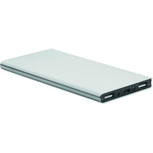 8000 mAh Powerbank POWERFLAT8C (Art.-Nr. CA658653) - Powerbank 8000 mAh aus recyceltem...