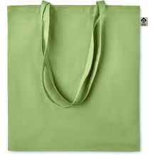 Organic-Cotton Einkaufstasche ZIMDE COLOUR (grün) (Art.-Nr. CA667751)