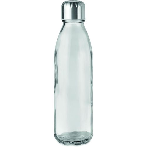 Glas Trinkflasche 650ml ASPEN GLASS (Art.-Nr. CA684282) - Trinkflasche aus Glas. Verschluss aus...