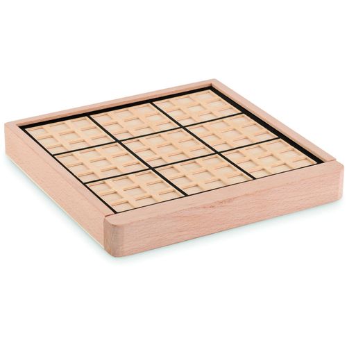 Sudoku-Brettspiel Holz SUDOKU (Art.-Nr. CA688734) - Sudoku-Brettspiel aus Holz. Enthält 9...