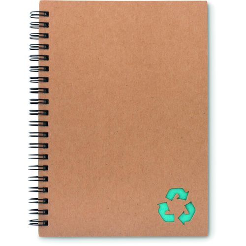 Notizbuch mit Steinpapier PIEDRA (Art.-Nr. CA701737) - Notizbuch mit Cover aus recyceltem...