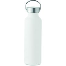 Flasche recyceltes Aluminium ALBO (weiß) (Art.-Nr. CA712921)