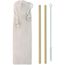Bambus Trinkhalme-Set NATURAL STRAW (beige) (Art.-Nr. CA724065)