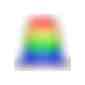 Beutel mit Kordelzug RPET BOW (Art.-Nr. CA725970) - Regenbogenfarbiger Beutel mit Kordelzug...