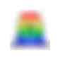 Beutel mit Kordelzug RPET BOW (Art.-Nr. CA725970) - Regenbogenfarbiger Beutel mit Kordelzug...