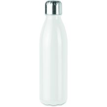 Glas Trinkflasche 650ml ASPEN GLASS (weiß) (Art.-Nr. CA728451)