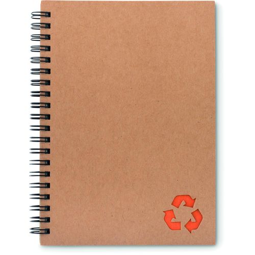 Notizbuch mit Steinpapier PIEDRA (Art.-Nr. CA732561) - Notizbuch mit Cover aus recyceltem...