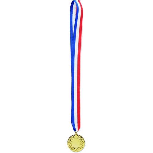 Medaille 5cm WINNER (Art.-Nr. CA733849) - Medaille aus Eisen mit Polyesterband in...