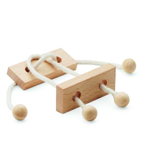 Geduldsspiel Holz Rechteck NEURONA (Art.-Nr. CA736350) - Geduldsspiel aus Holz in Form eines...