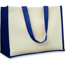 Jute/Canvas Shopper  CAMPO DE FIORI (blau) (Art.-Nr. CA739665)