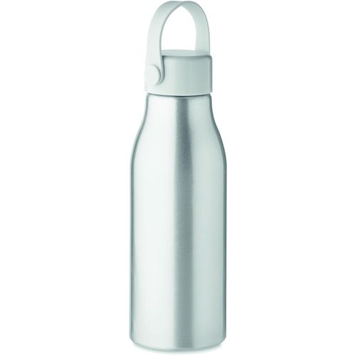 Trinkflasche Aluminium 650ml NAIDON (Art.-Nr. CA741750) - Einwandige Trinkflasche aus Aluminium...