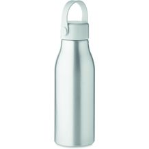 Trinkflasche Aluminium 650ml NAIDON (mattsilber) (Art.-Nr. CA741750)