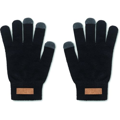 Touchscreen Handschuhe RPET DACTILE (Art.-Nr. CA749347) - Touchscreen Handschuhe aus RPET-Polyeste...