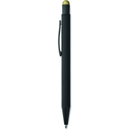 Druckkugelschreiber mit Stylus NEGRITO (Art.-Nr. CA779354) - Druckkugelschreiber aus Aluminium mit...