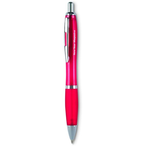 Rio Colour Kugelschreiber  RIOCOLOUR (Art.-Nr. CA799017) - Druckkugelschreiber aus ABS mit Softgrif...